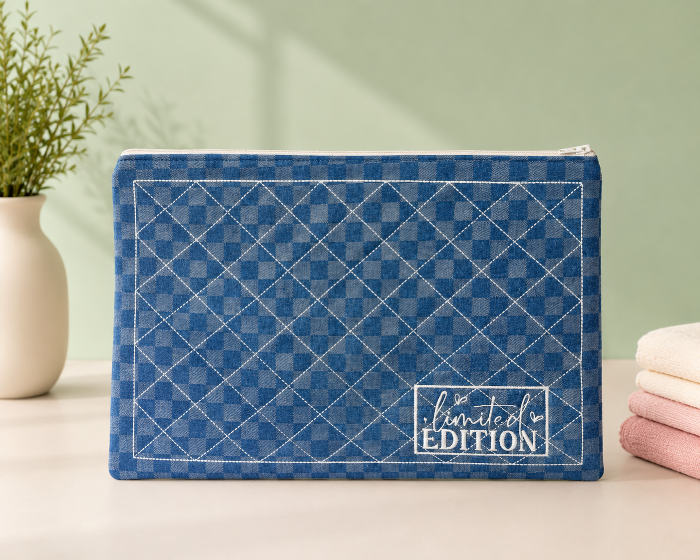 Limited Edition Denim Clutch