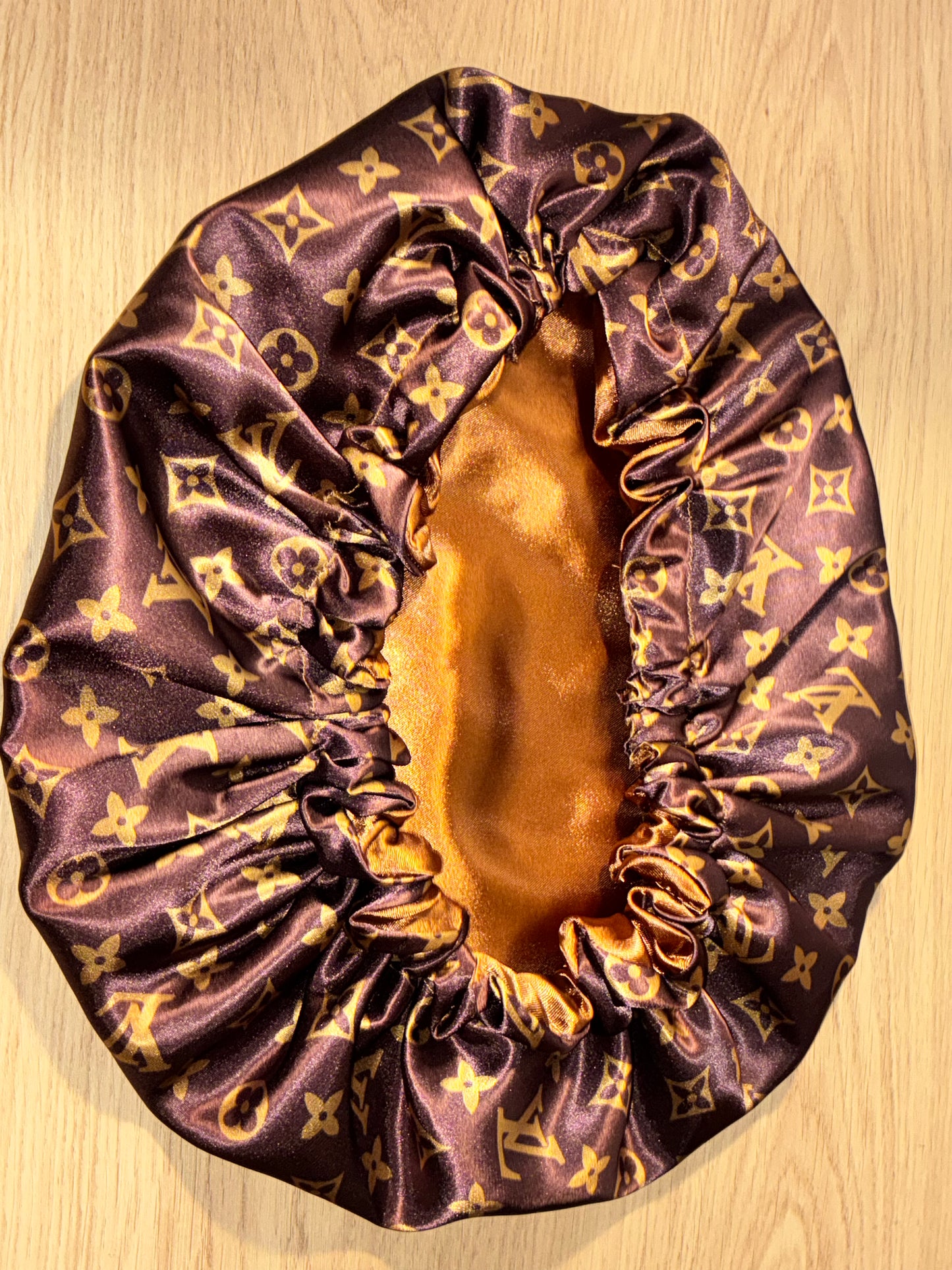 Luxury LV Silk Bonnet