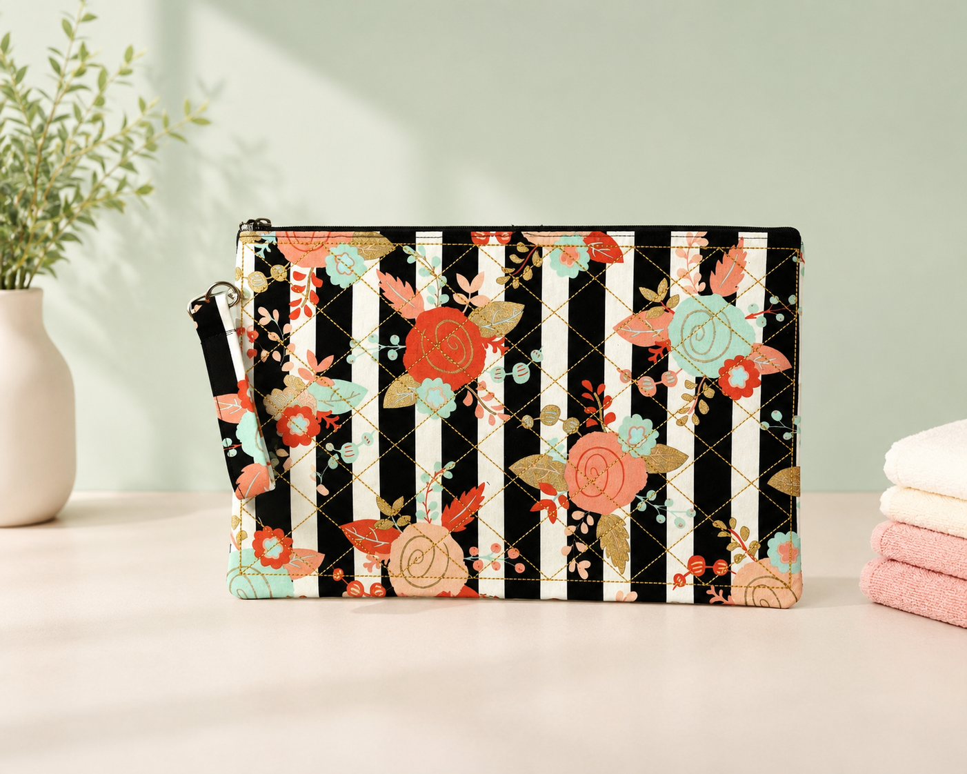 Clutch with Wristlet